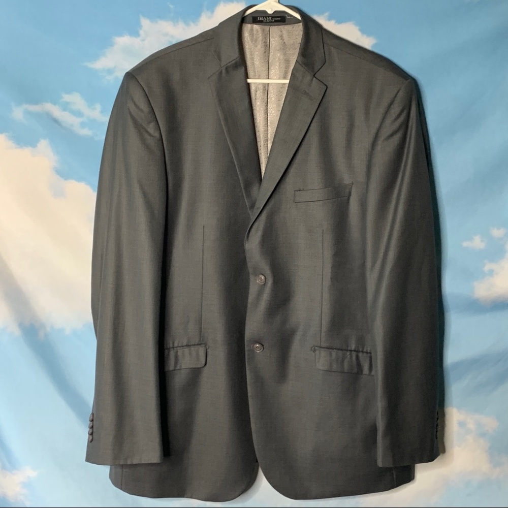 Imani Uomo- Gray Suit Jacket Slim Fit size 44 Long